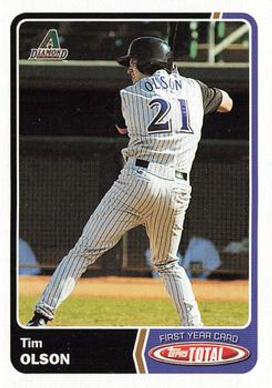 Tim Olson 2003 Topps Total #714 Base Price Guide - Sports Card Investor