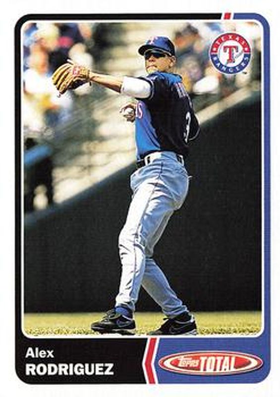 Alex Rodriguez 2003 Topps Total #349 Base RAW