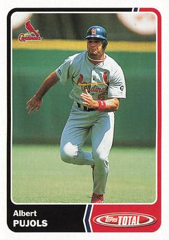Albert Pujols 2003 Topps Total #808 Base Price Guide