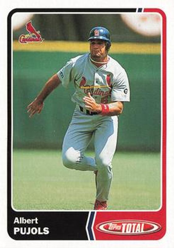Albert Pujols 2003 Topps Total #808 Base RAW