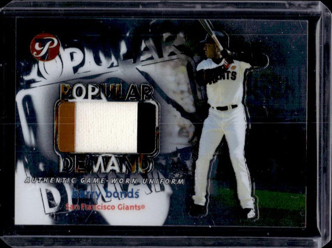 Barry Bonds 2002 Topps Pristine #PD-BBO Popular Demand /1000 RAW