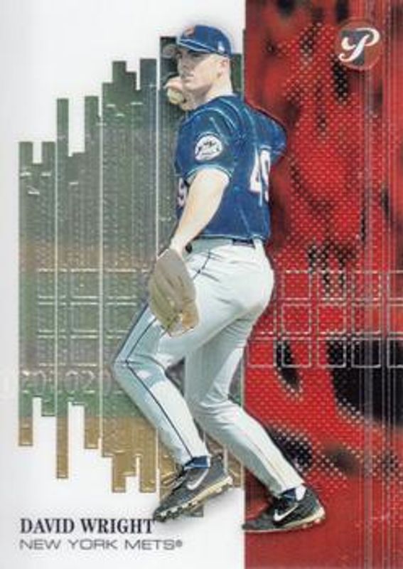 David Wright 2002 Topps Pristine #167 Base /799 Rookie RAW