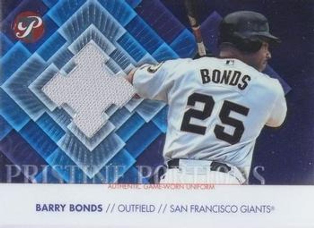 Barry Bonds 2002 Topps Pristine #PP-BBO Portions /1000 RAW