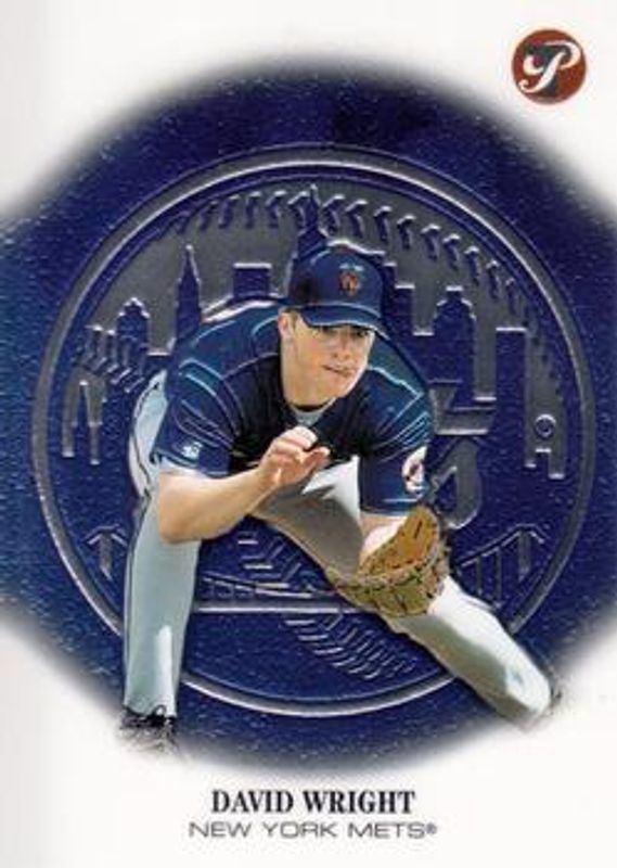 David Wright 2002 Topps Pristine #166 Base /799 Rookie RAW
