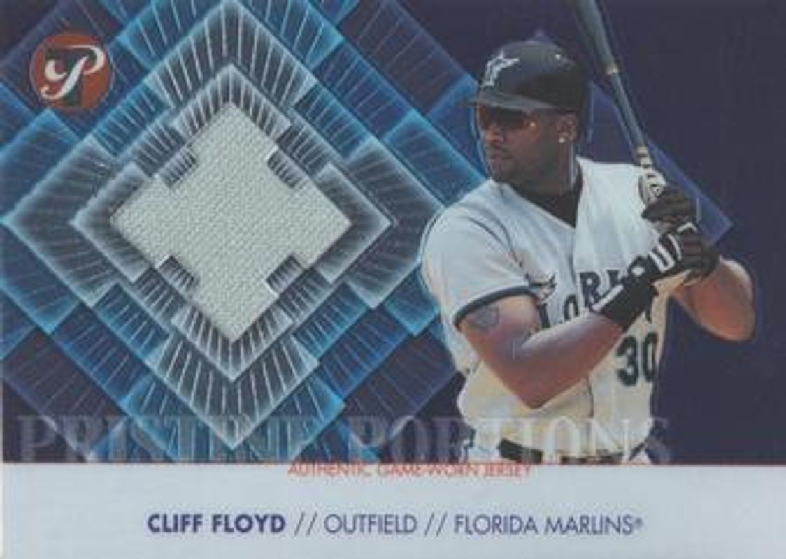 Cliff Floyd 2002 Topps Pristine #PP-CF Portions /1000 RAW