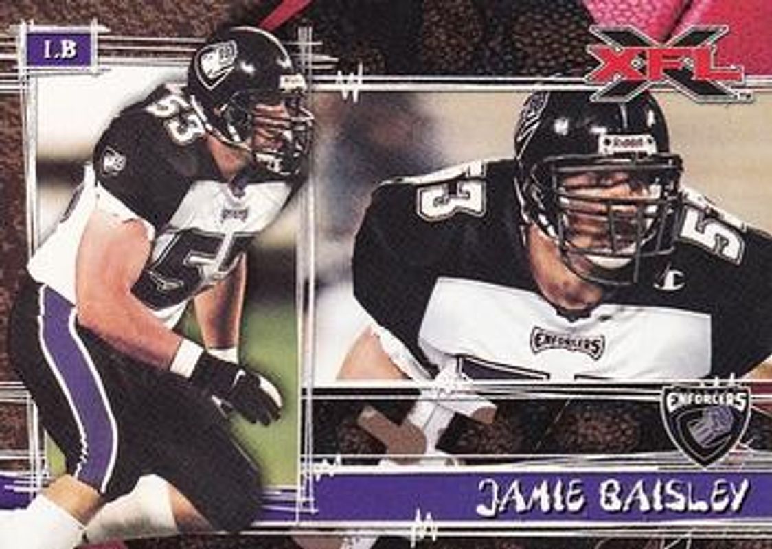 Jamie Baisley 2001 Topps XFL #13 Base RAW