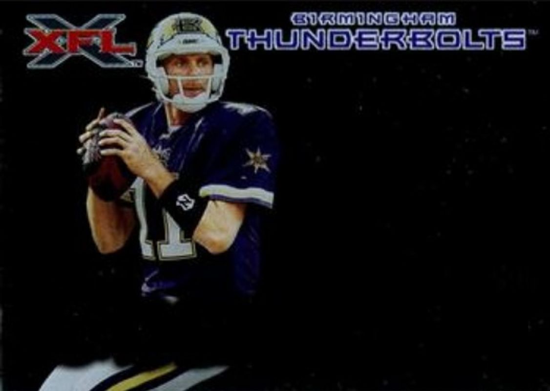 Casey Weldon 2001 Topps XFL #2 Loaded Cannon RAW