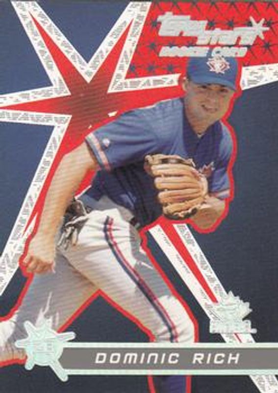 Dominic Rich 2001 Topps Stars #186 Base Rookie RAW