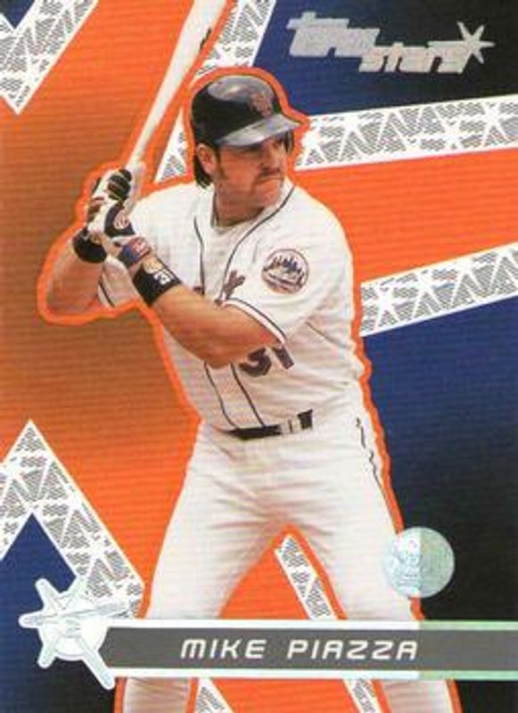 Mike Piazza 2001 Topps Stars #98 Base RAW