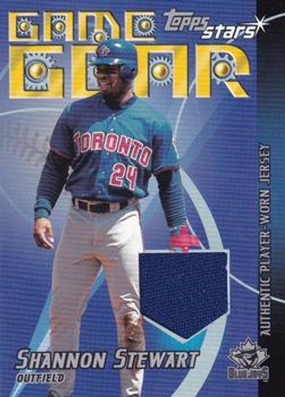 Shannon Stewart 2001 Topps Stars #TSR-SHS Game Jerseys RAW