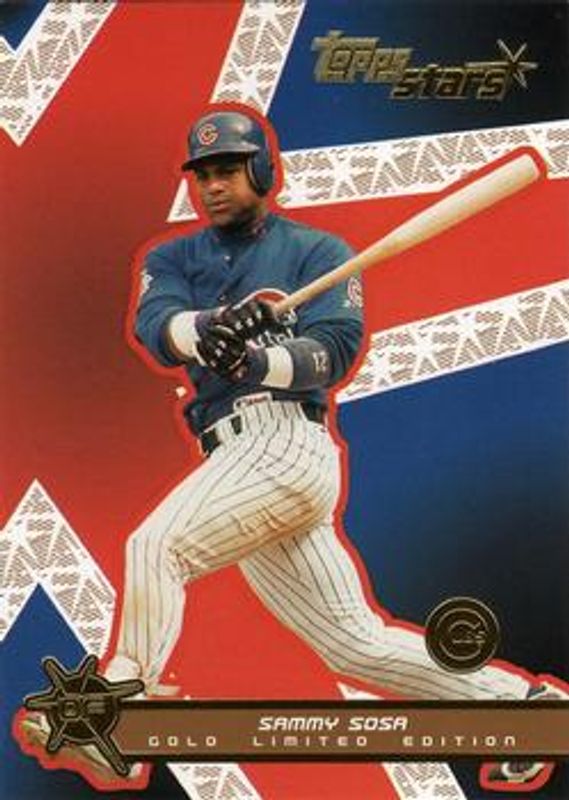 Sammy Sosa 2001 Topps Stars #5 Gold /499 RAW