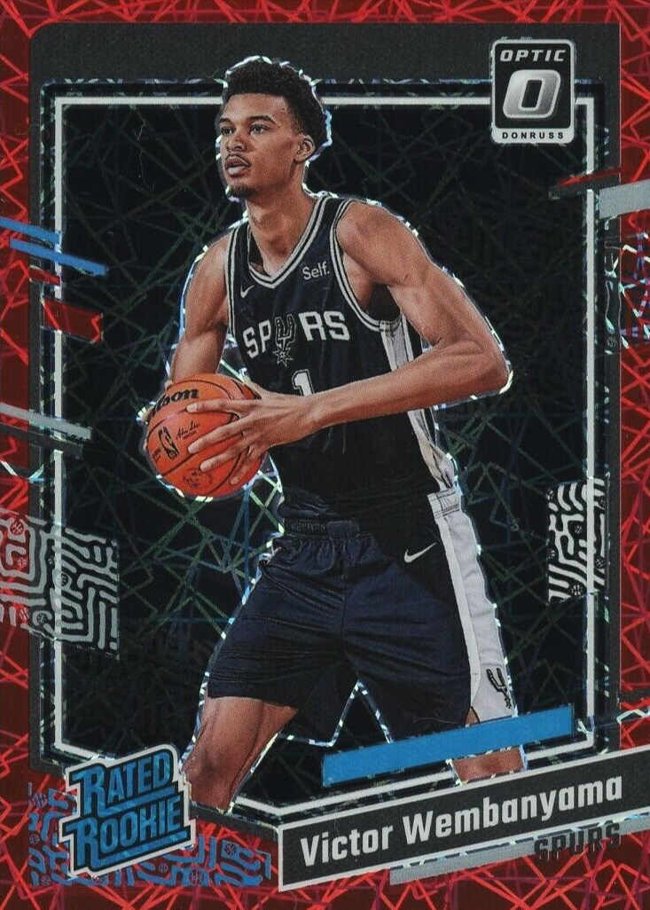 Victor Wembanyama 2023 Optic #225 Red Velocity /299 Price Guide 