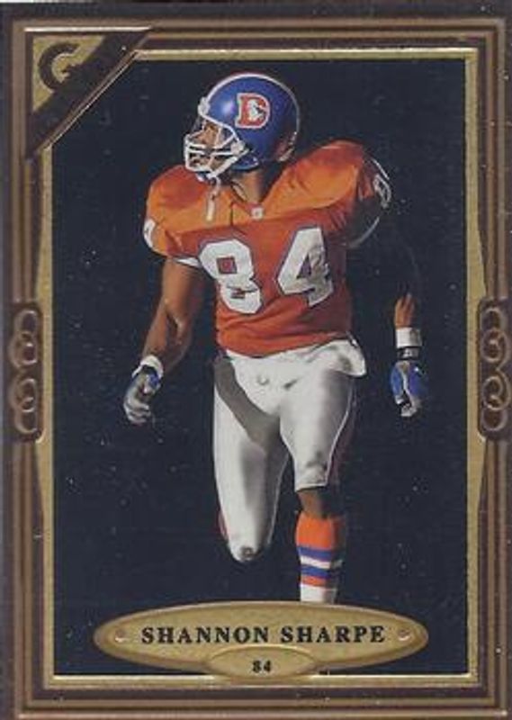 Shannon Sharpe 1997 Topps Gallery #84 Base RAW