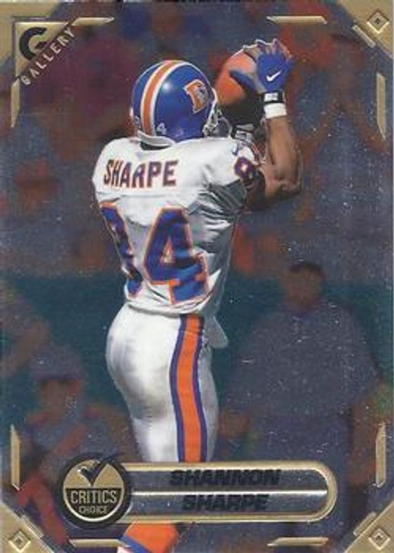 Shannon Sharpe 1997 Topps Gallery #CC12 Critics Choice RAW