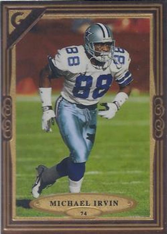 Michael Irvin 1997 Topps Gallery #74 Base RAW