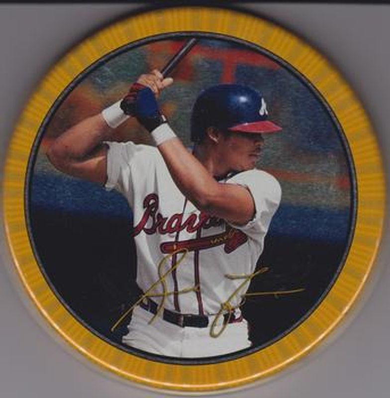 Andruw Jones 1997 Topps Screenplays Tins RAW