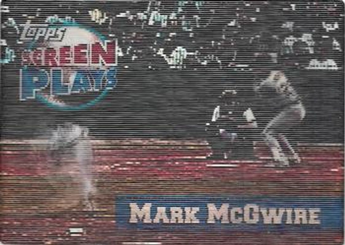 Mark McGwire 1997 Topps Screenplays Base RAW