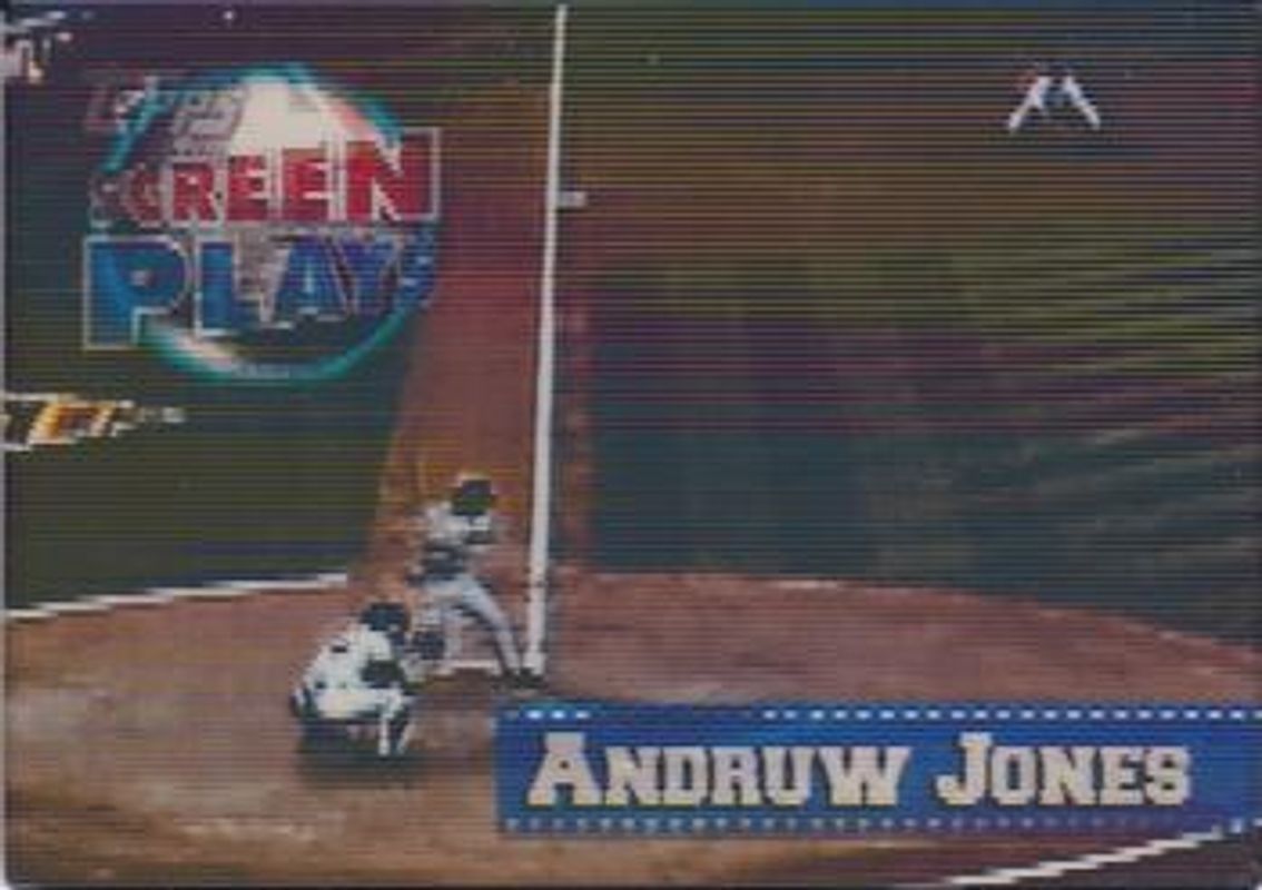 Andruw Jones 1997 Topps Screenplays Base RAW