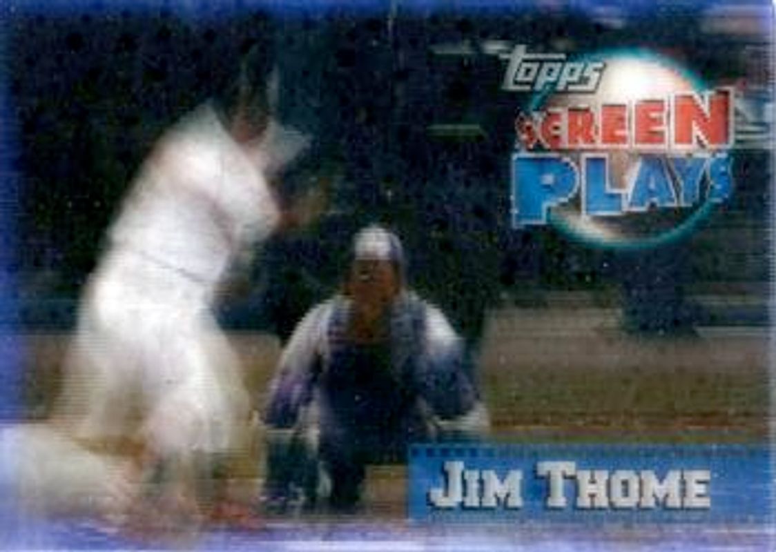 Jim Thome 1997 Topps Screenplays Base RAW