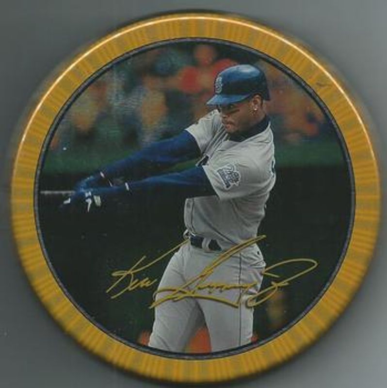 Ken Griffey Jr. 1997 Topps Screenplays Tins RAW