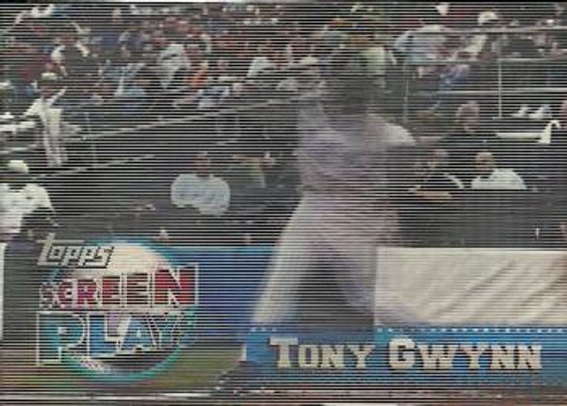 Tony Gwynn 1997 Topps Screenplays Base RAW