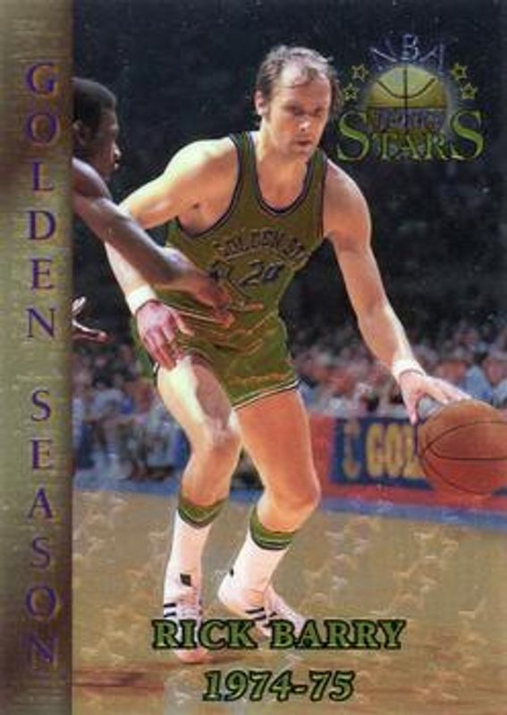 Rick Barry 1996 Topps Stars #55 Finest RAW