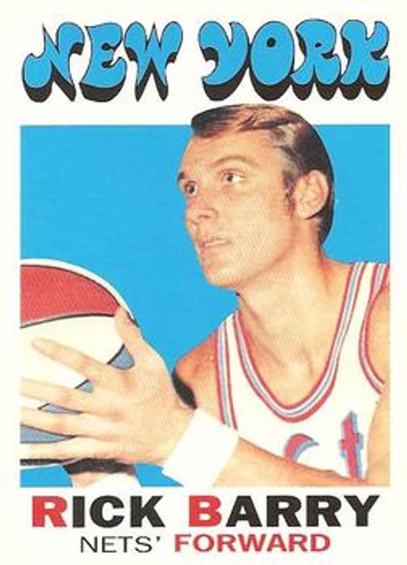 Rick Barry 1996 Topps Stars #5 Reprints RAW