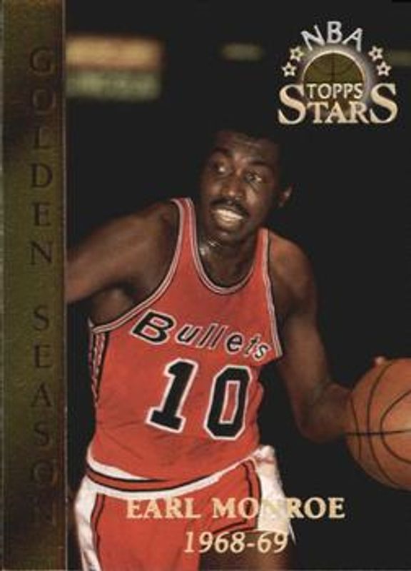 Earl Monroe 1996 Topps Stars #81 Members Only RAW