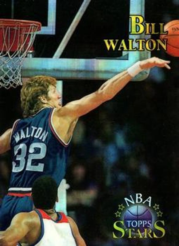 Bill Walton 1996 Topps Stars #47 Finest Atomic Refractor RAW