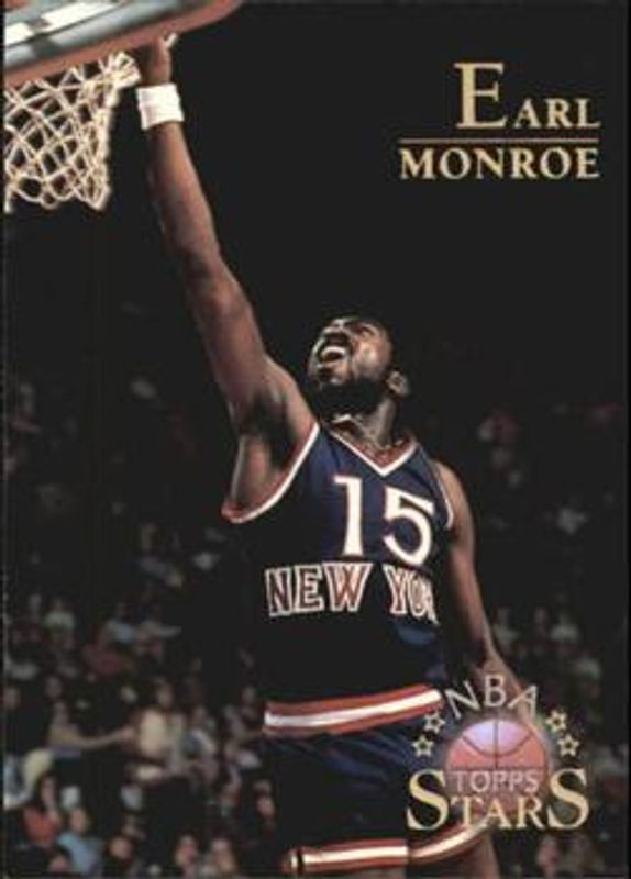 Earl Monroe 1996 Topps Stars #131 Members Only RAW