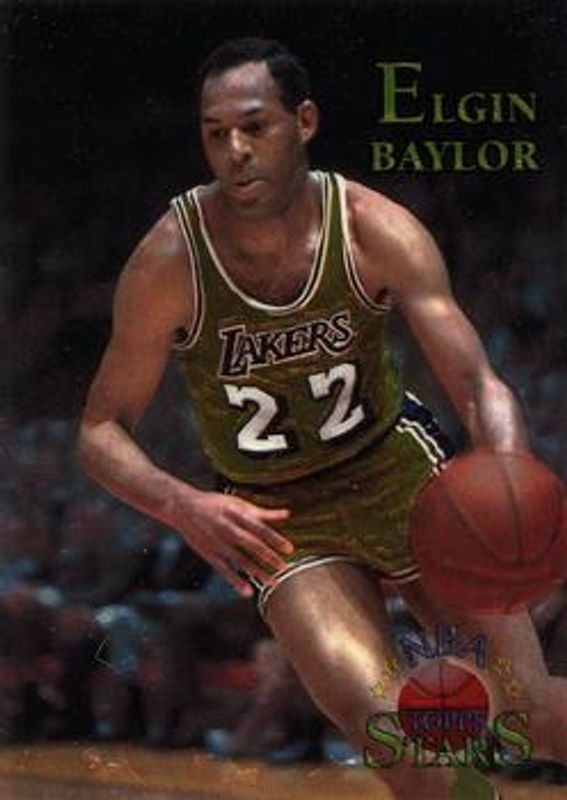 Elgin Baylor 1996 Topps Stars #106 Finest RAW