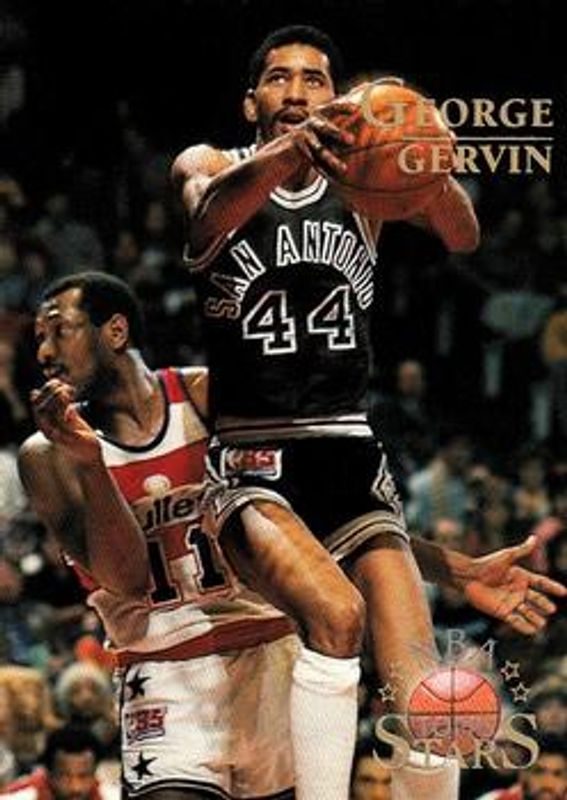 George Gervin 1996 Topps Stars #118 Base RAW
