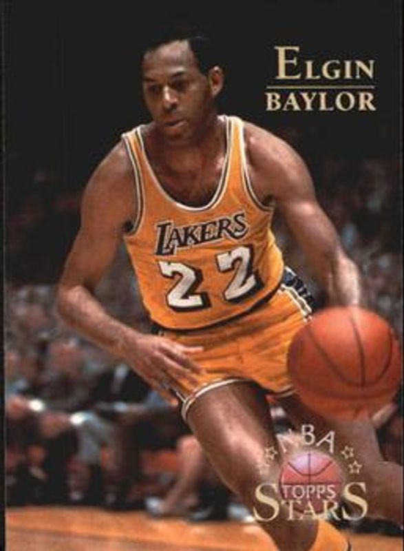 Elgin Baylor 1996 Topps Stars #106 Members Only RAW