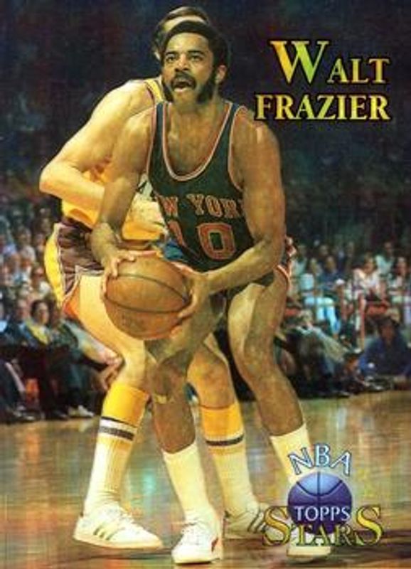 Walt Frazier 1996 Topps Stars #17 Finest Atomic Refractor RAW