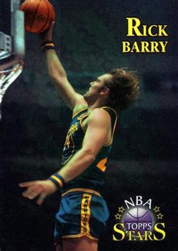 Rick Barry 1996 Topps Stars #5 Finest Refractor RAW