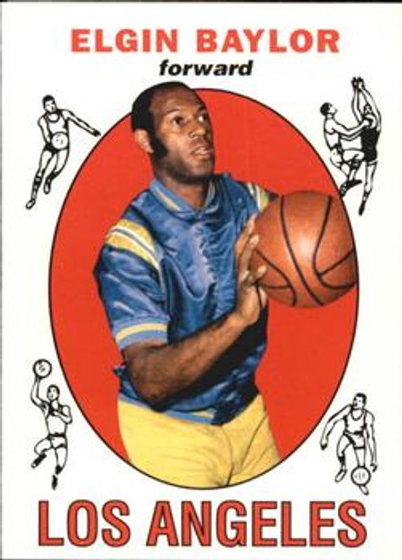 Elgin Baylor 1996 Topps Stars #6 Reprints - Members Only RAW