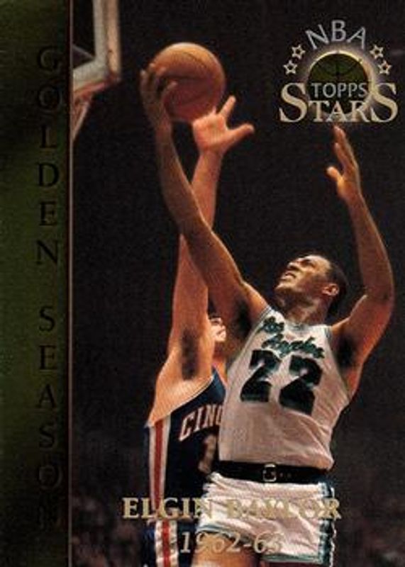 Elgin Baylor 1996 Topps Stars #56 Base RAW