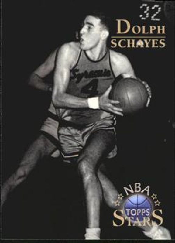Dolph Schayes 1996 Topps Stars #41 Members Only RAW
