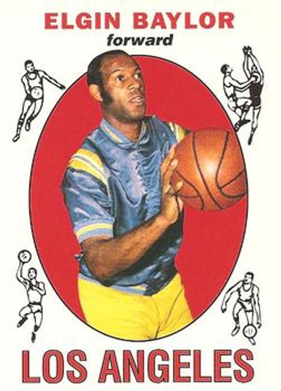Elgin Baylor 1996 Topps Stars #6 Reprints RAW