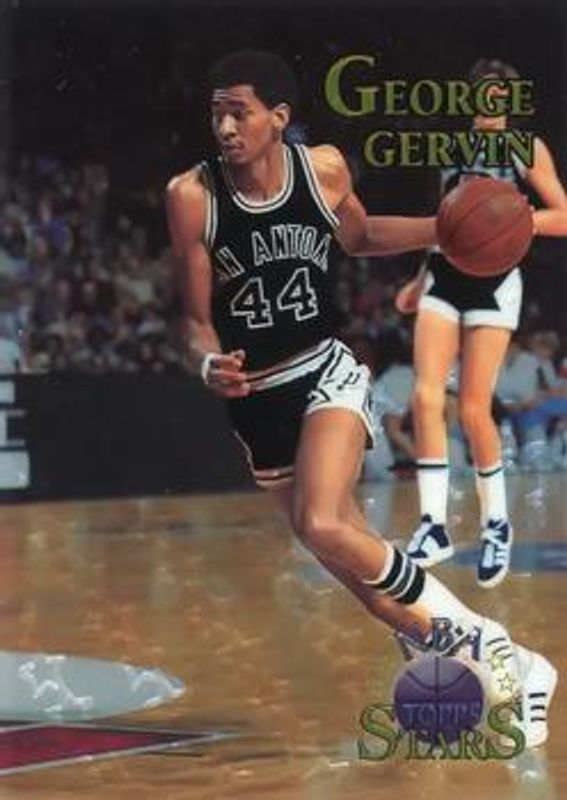 George Gervin 1996 Topps Stars #18 Finest RAW