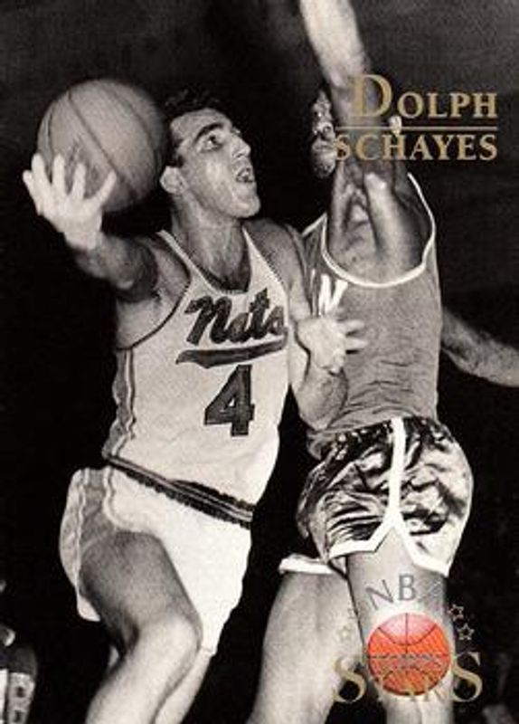 Dolph Schayes 1996 Topps Stars #141 Base RAW