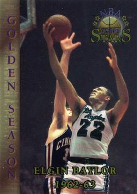 Elgin Baylor 1996 Topps Stars #56 Finest RAW