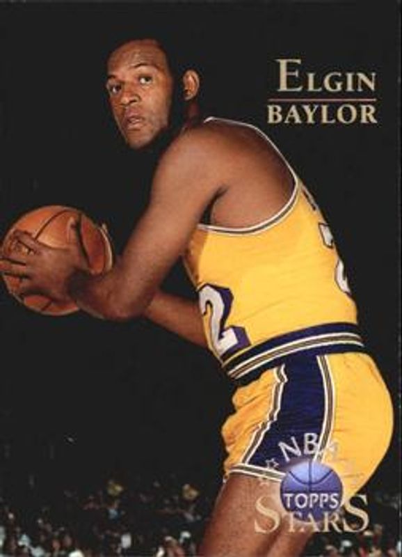 Elgin Baylor 1996 Topps Stars #6 Members Only RAW