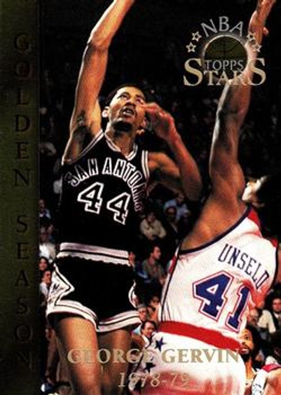 George Gervin 1996 Topps Stars #68 Base RAW