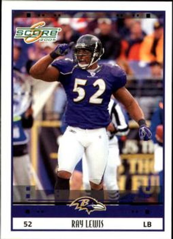 Ray Lewis 2005 Score #25 Base RAW