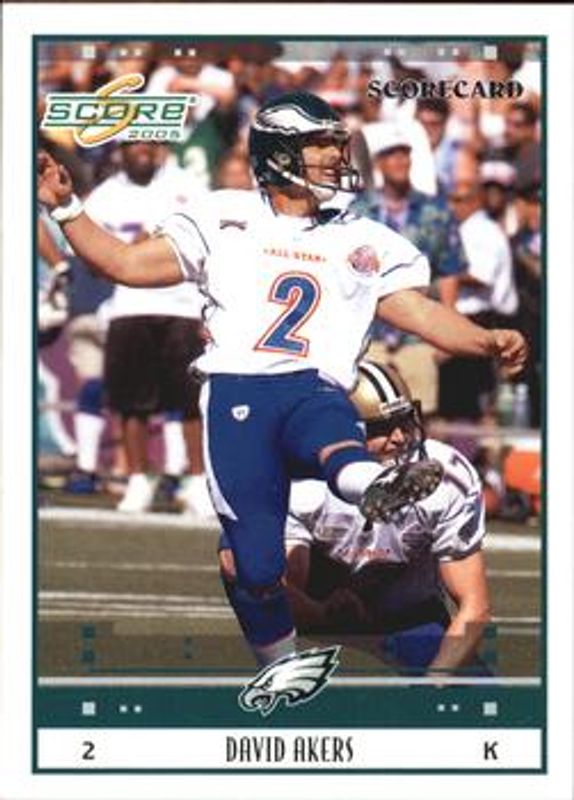 2005 Score #325 Scorecard /599