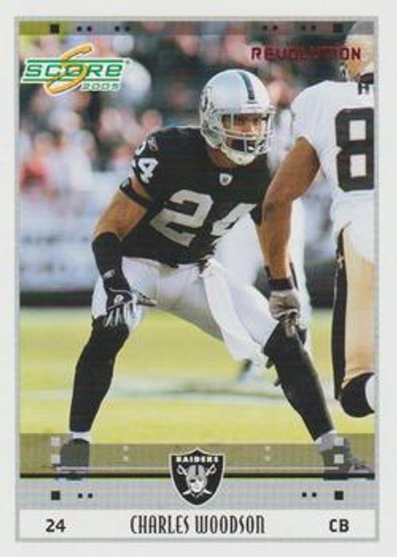 Charles Woodson 2005 Score #202 Revolution /199 RAW