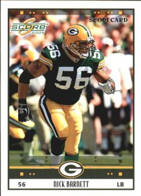 2005 Score #107 Scorecard /599