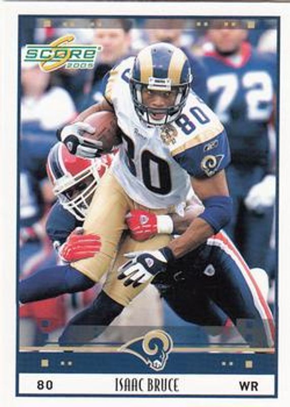 Isaac Bruce 2005 Score #263 Base RAW