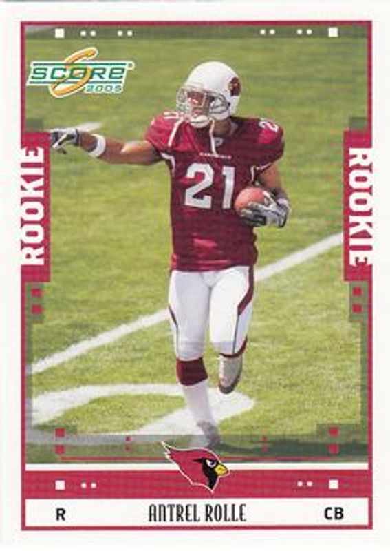 Antrel Rolle 2005 Score #338 Base Rookie RAW